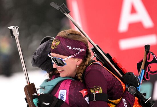 Russia Biathlon Commonwealth Cup Women Mass Start