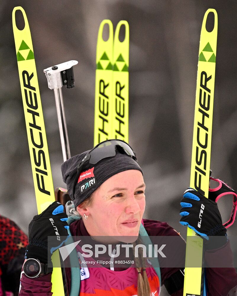 Russia Biathlon Commonwealth Cup Women Mass Start