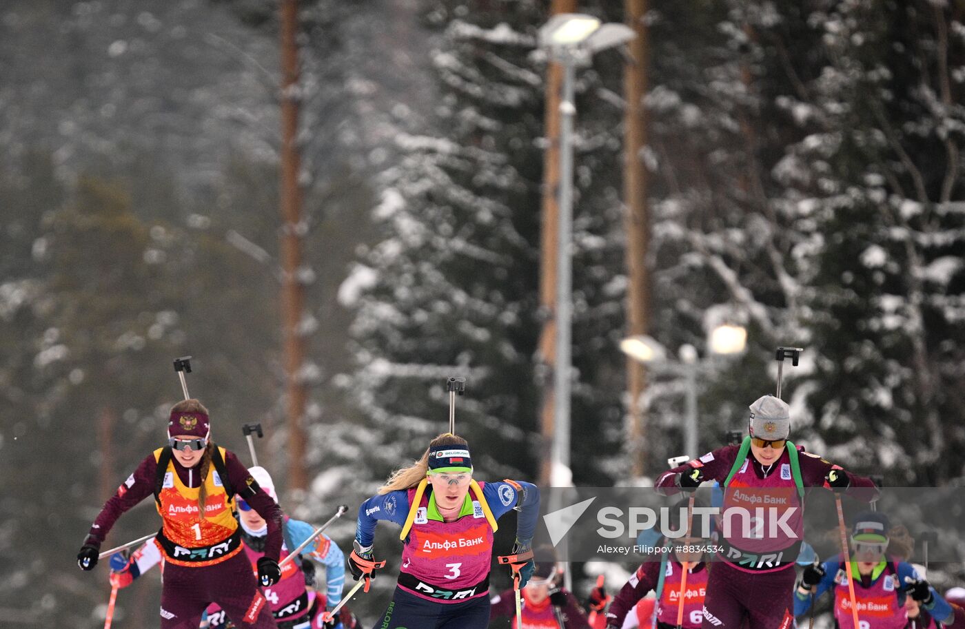 Russia Biathlon Commonwealth Cup Women Mass Start