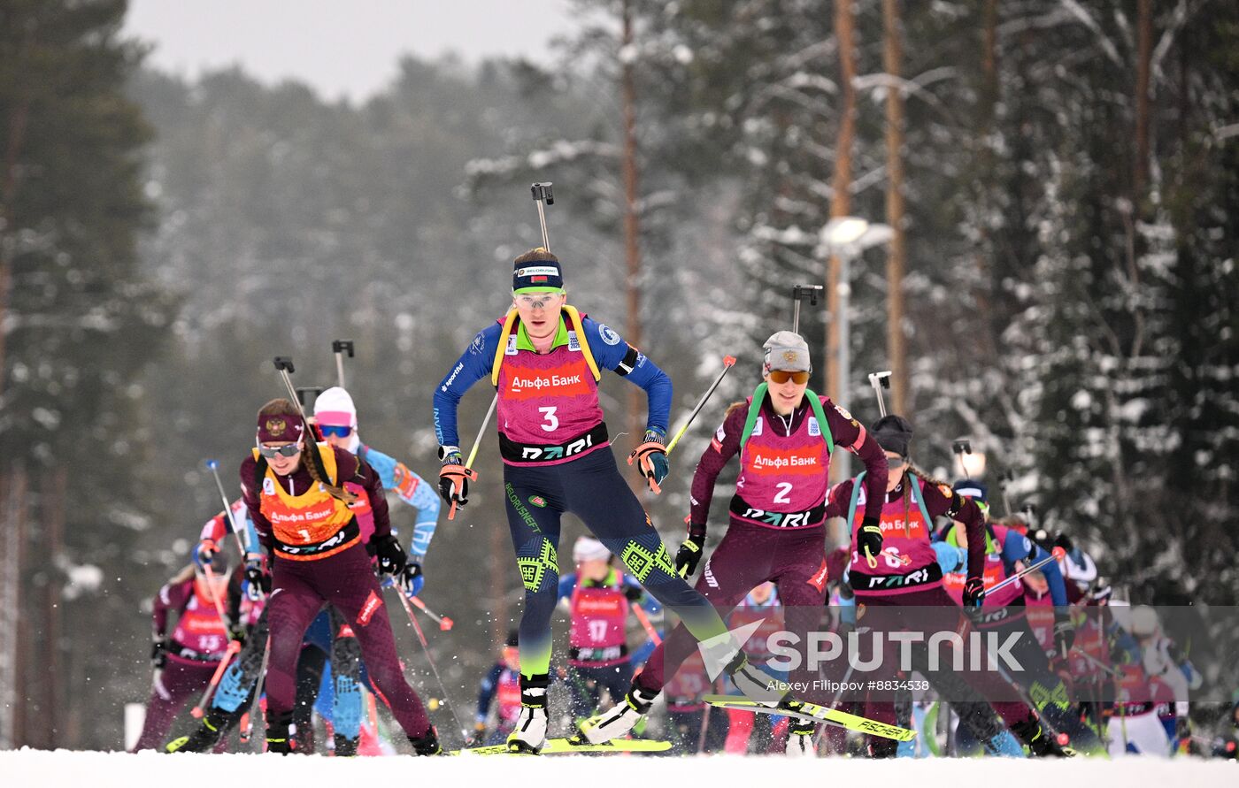 Russia Biathlon Commonwealth Cup Women Mass Start