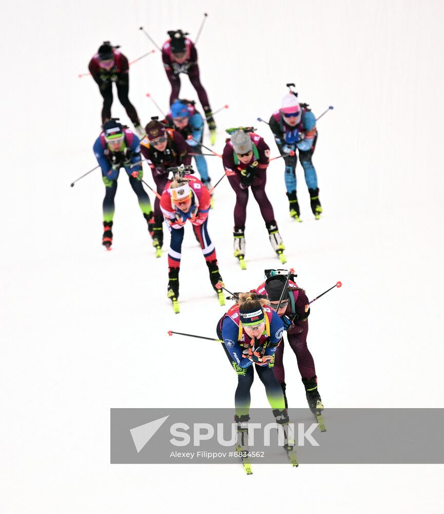 Russia Biathlon Commonwealth Cup Women Mass Start