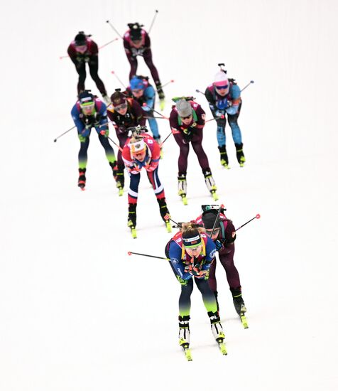 Russia Biathlon Commonwealth Cup Women Mass Start