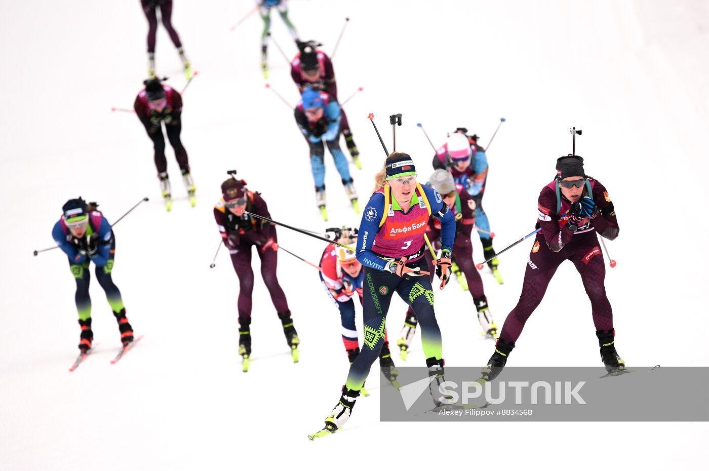 Russia Biathlon Commonwealth Cup Women Mass Start