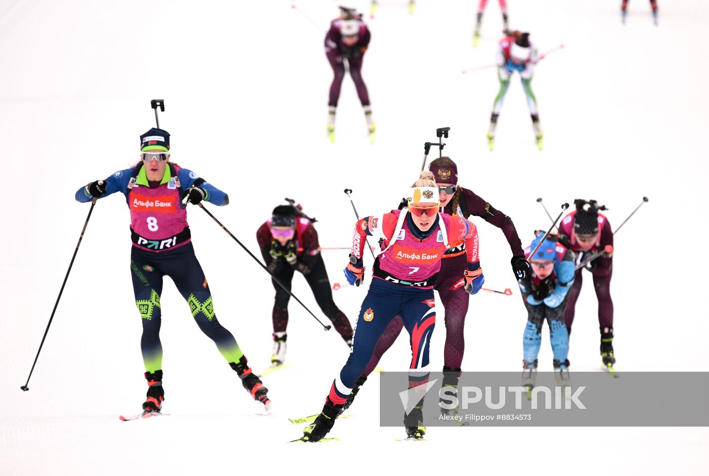 Russia Biathlon Commonwealth Cup Women Mass Start