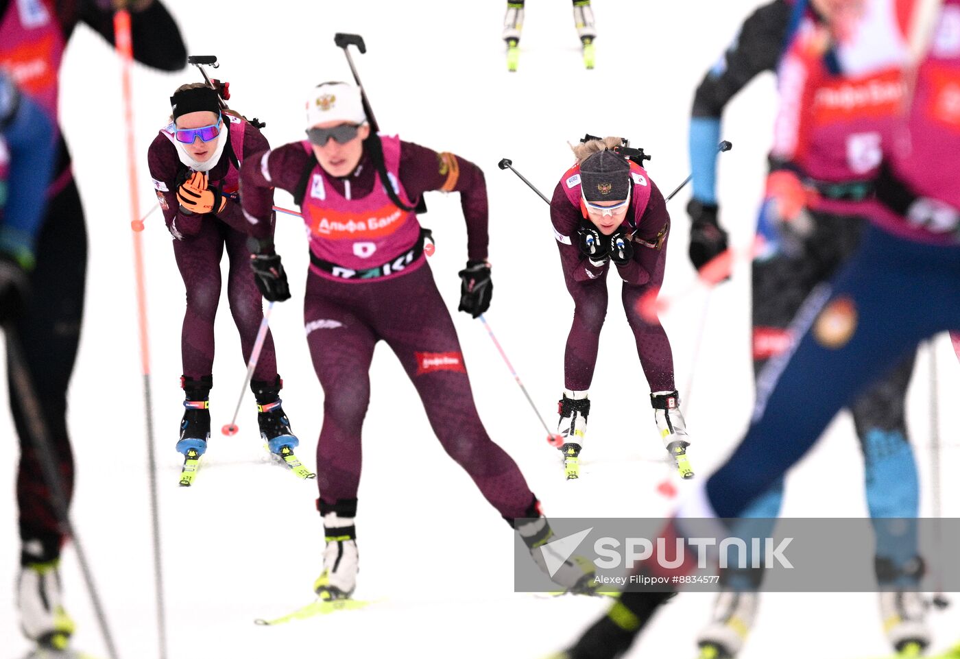 Russia Biathlon Commonwealth Cup Women Mass Start