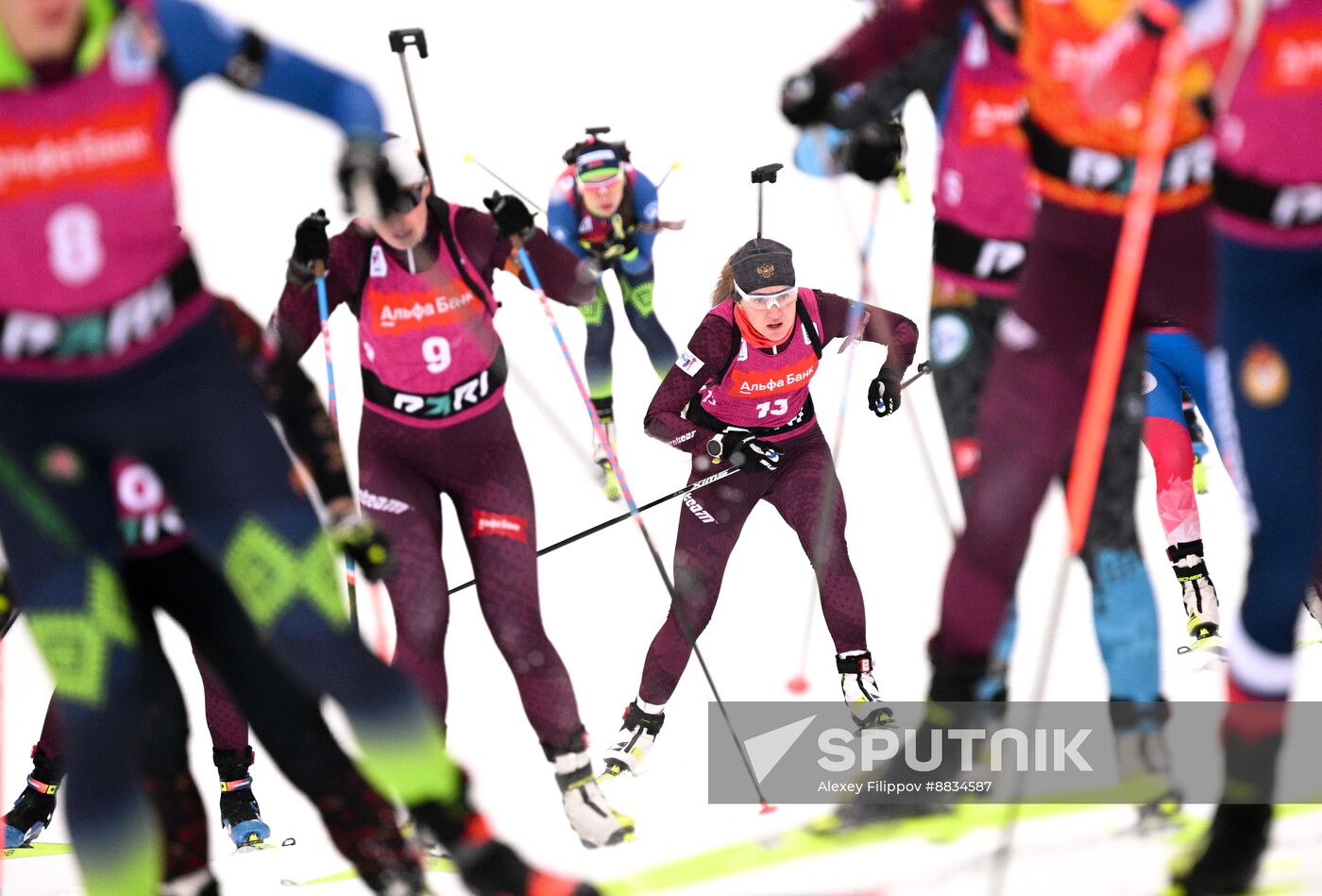 Russia Biathlon Commonwealth Cup Women Mass Start