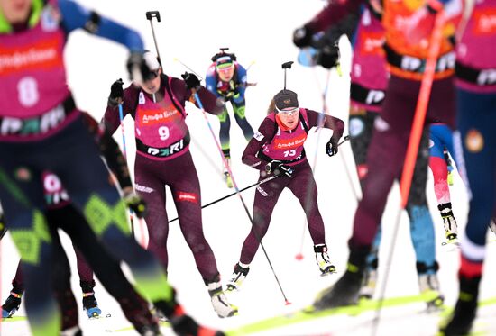 Russia Biathlon Commonwealth Cup Women Mass Start