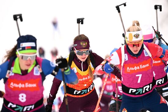 Russia Biathlon Commonwealth Cup Women Mass Start