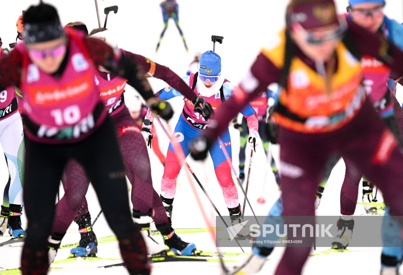 Russia Biathlon Commonwealth Cup Women Mass Start