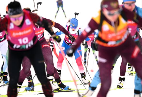 Russia Biathlon Commonwealth Cup Women Mass Start