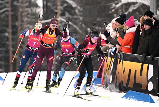 Russia Biathlon Commonwealth Cup Women Mass Start