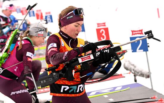 Russia Biathlon Commonwealth Cup Women Mass Start