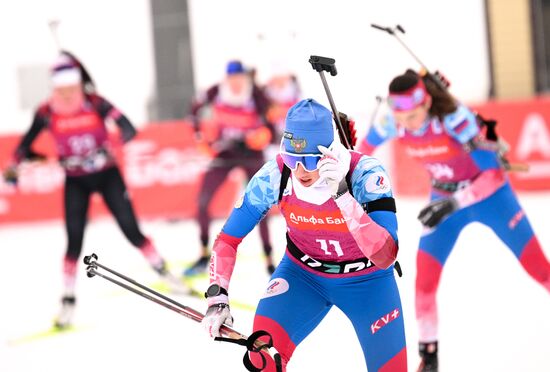 Russia Biathlon Commonwealth Cup Women Mass Start