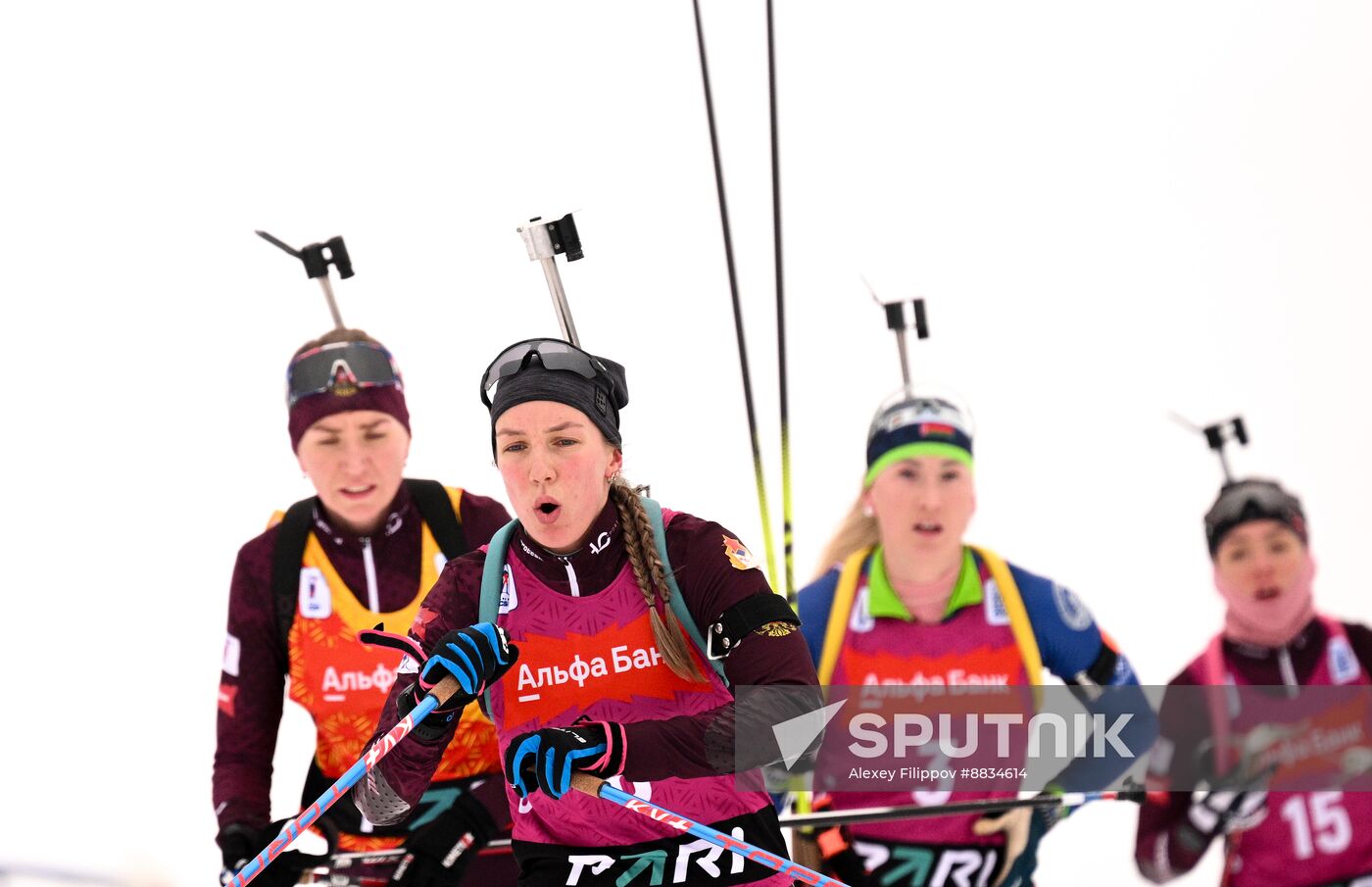 Russia Biathlon Commonwealth Cup Women Mass Start