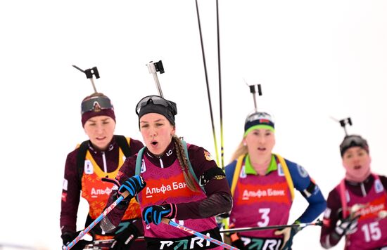 Russia Biathlon Commonwealth Cup Women Mass Start