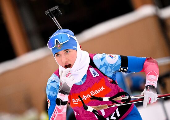 Russia Biathlon Commonwealth Cup Women Mass Start