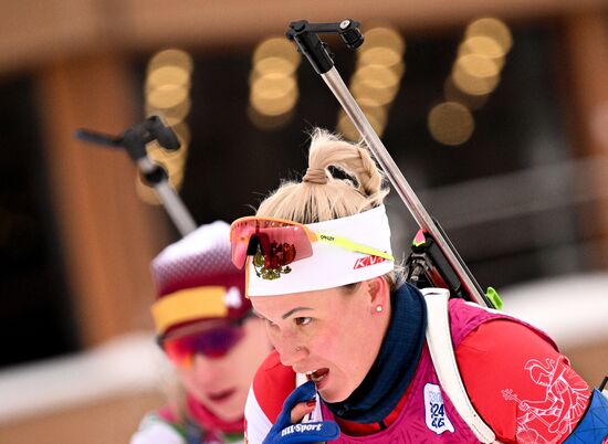 Russia Biathlon Commonwealth Cup Women Mass Start