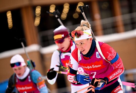 Russia Biathlon Commonwealth Cup Women Mass Start