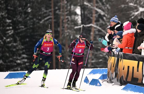 Russia Biathlon Commonwealth Cup Women Mass Start