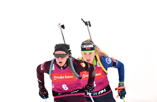 Russia Biathlon Commonwealth Cup Women Mass Start