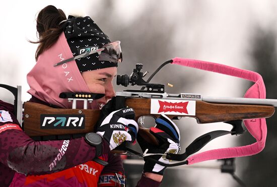 Russia Biathlon Commonwealth Cup Women Mass Start