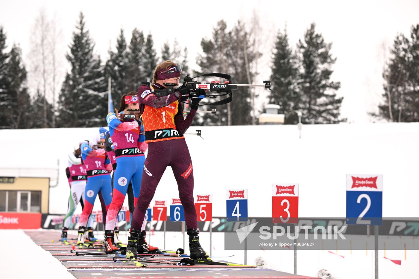 Russia Biathlon Commonwealth Cup Women Mass Start