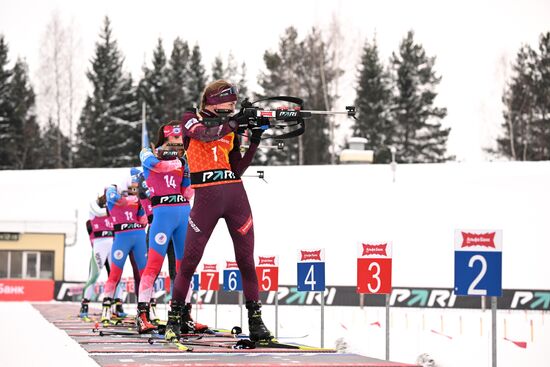 Russia Biathlon Commonwealth Cup Women Mass Start