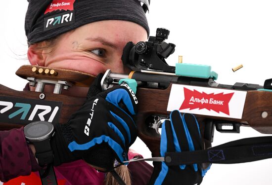 Russia Biathlon Commonwealth Cup Women Mass Start