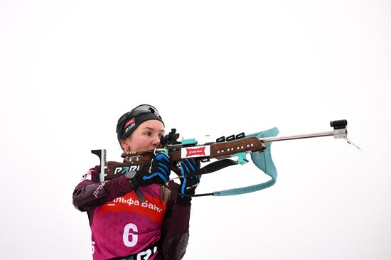 Russia Biathlon Commonwealth Cup Women Mass Start