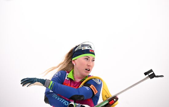 Russia Biathlon Commonwealth Cup Women Mass Start