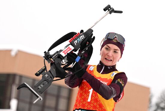 Russia Biathlon Commonwealth Cup Women Mass Start