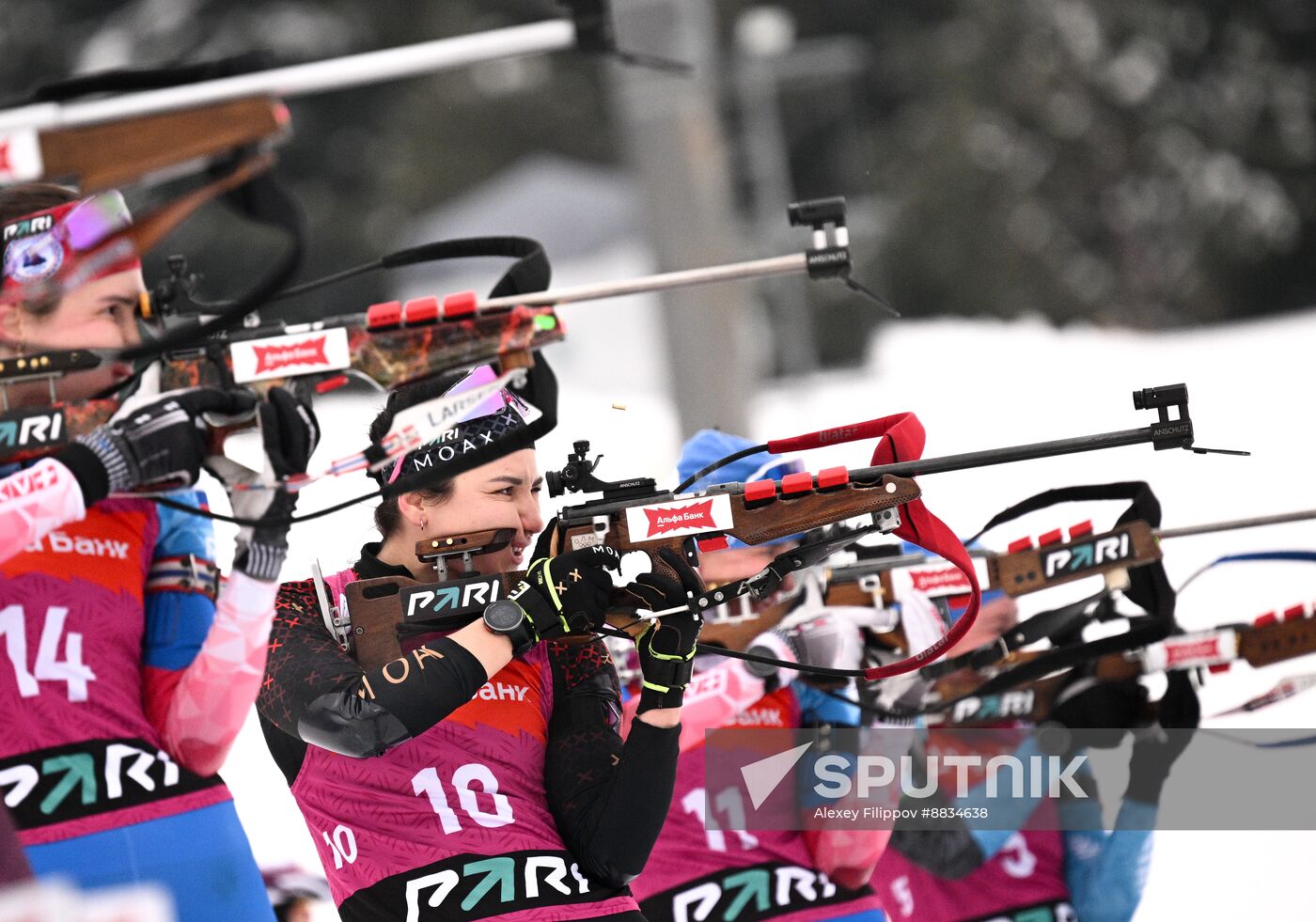 Russia Biathlon Commonwealth Cup Women Mass Start