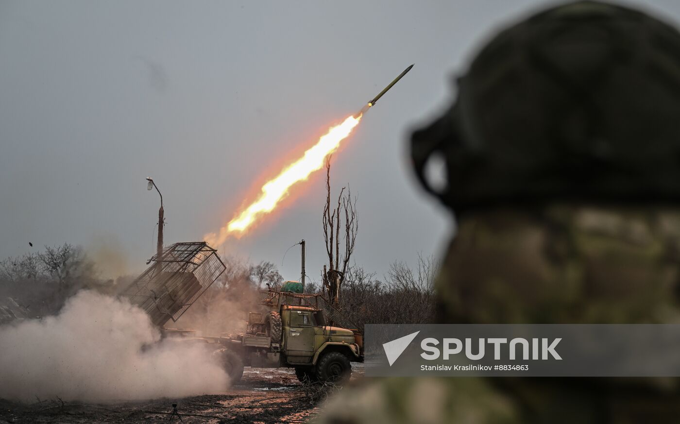 Russia Ukraine Military Operation Artillery Units