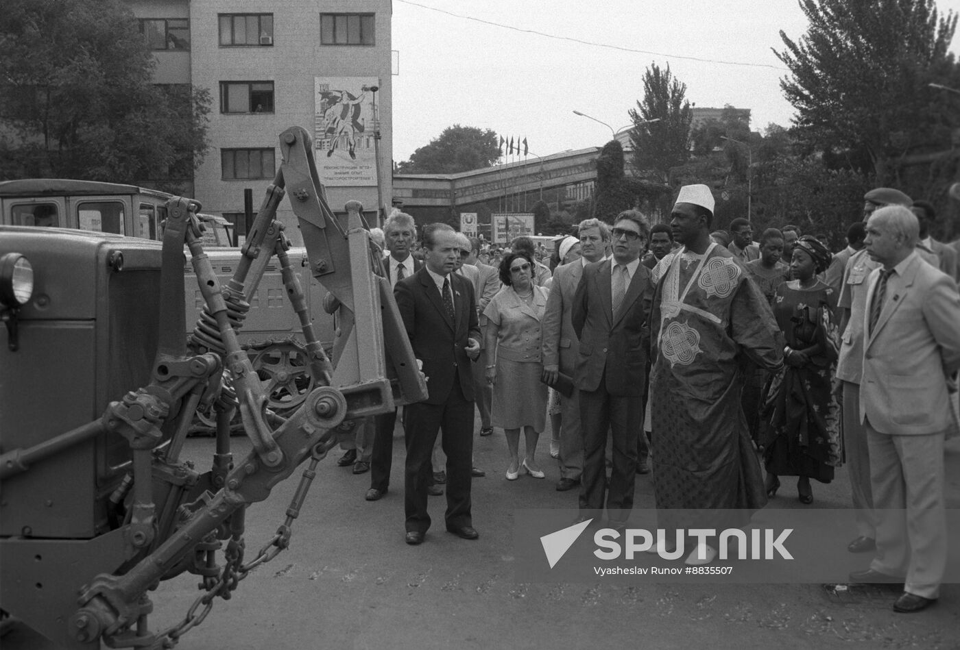 President of Republic of Mali Moussa Traoré visits Soviet Union