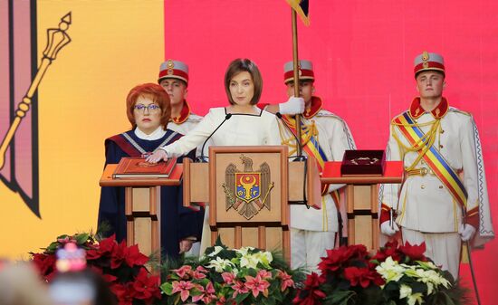 Moldova President Inauguration