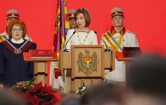 Moldova President Inauguration