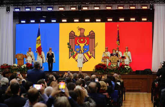 Moldova President Inauguration