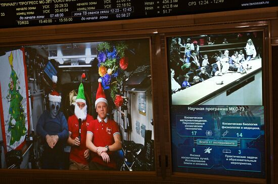 Russia New Year Season Mission Control Centre