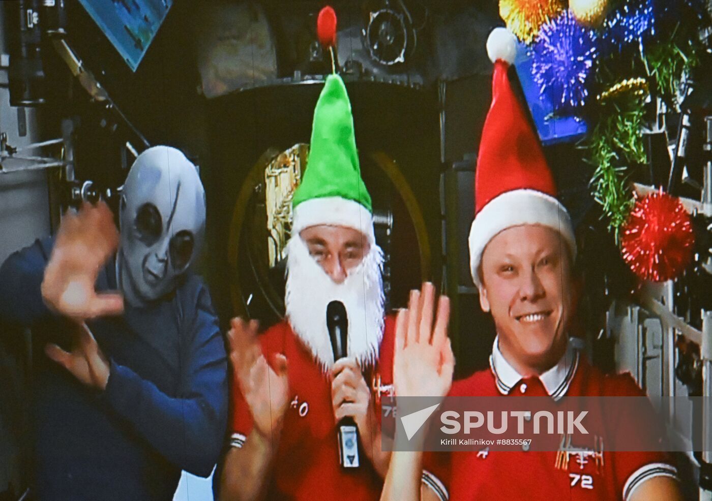 Russia New Year Season Mission Control Centre