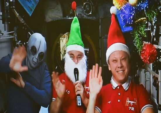 Russia New Year Season Mission Control Centre