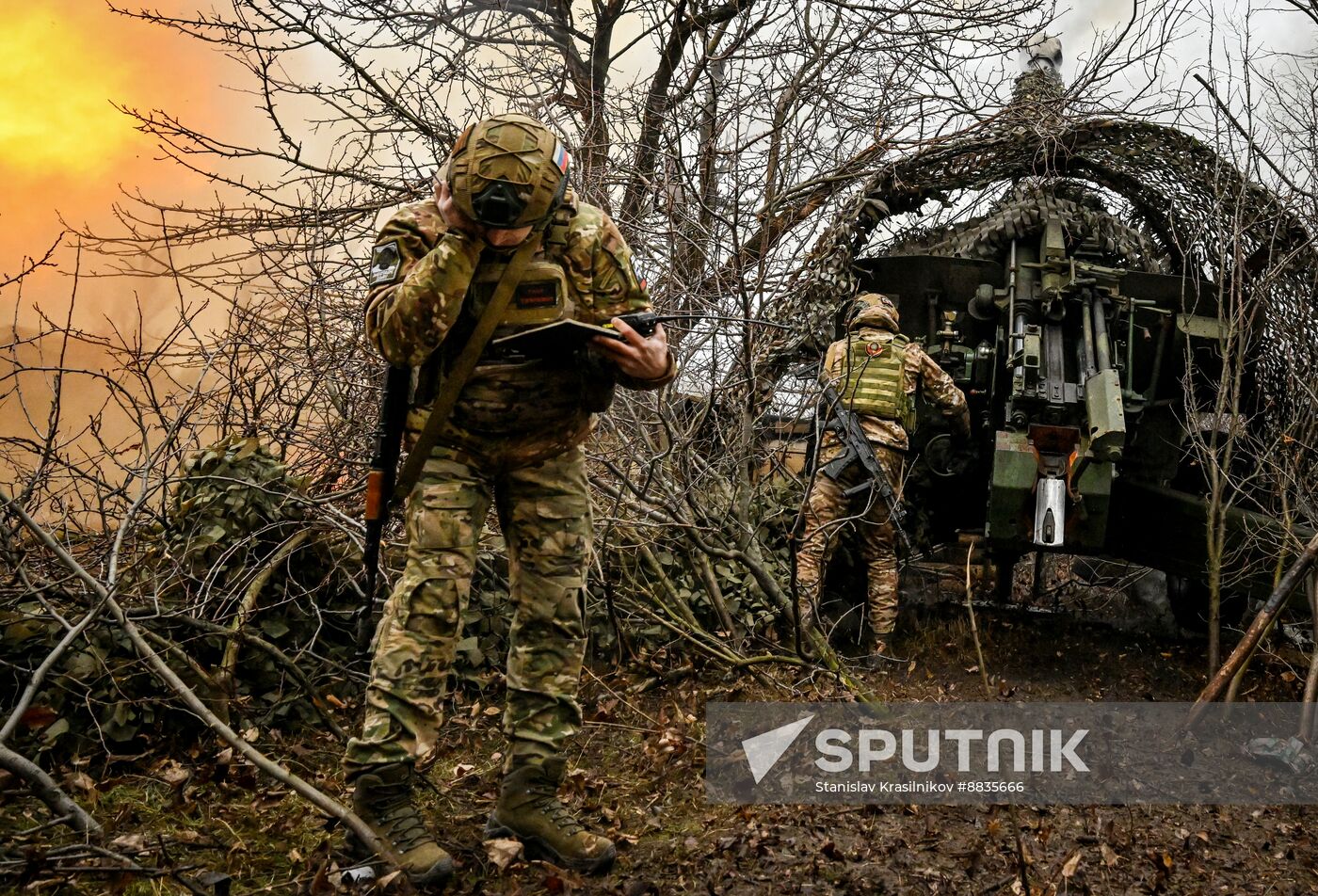 Russia Ukraine Military Operation Artillery Units