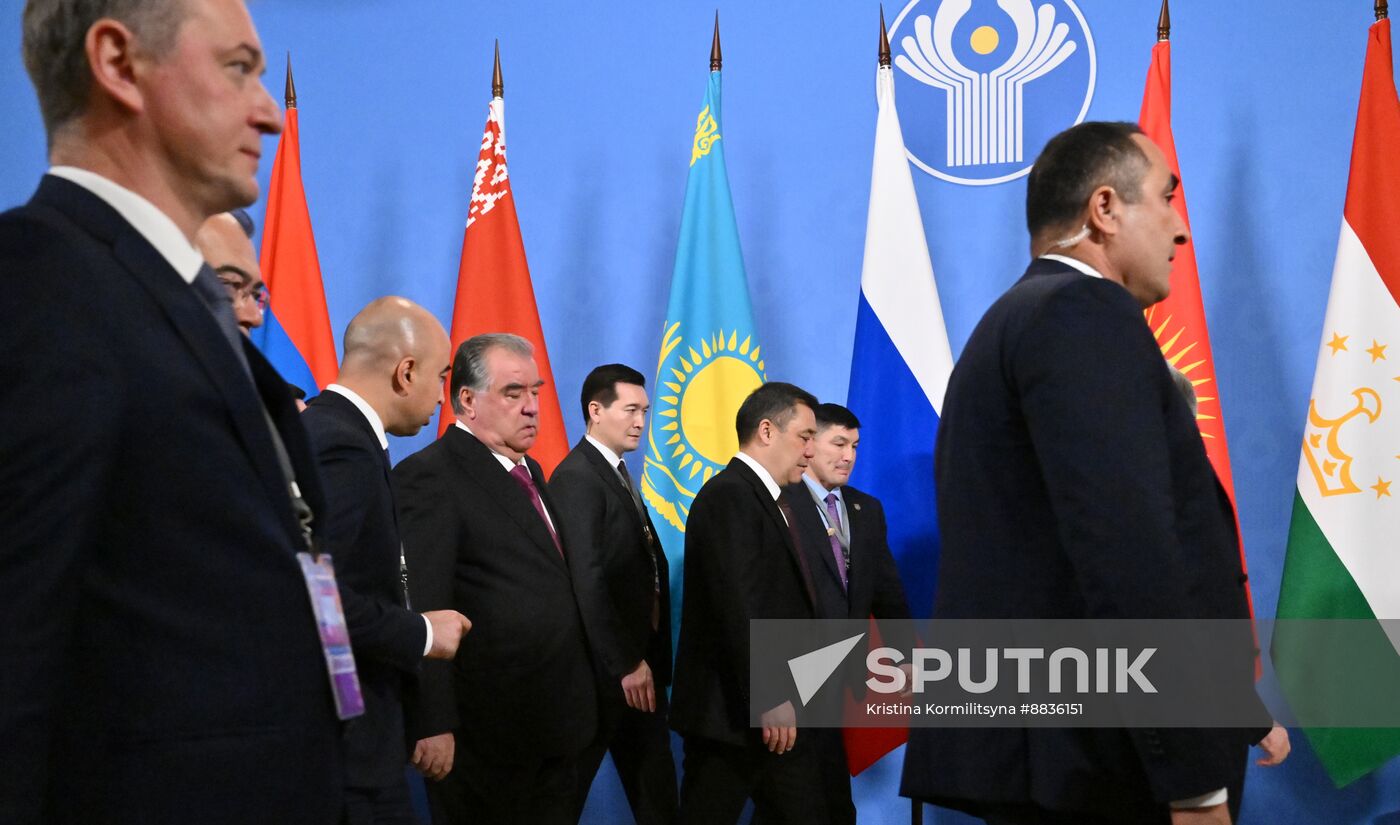 Russia CIS State Heads Meeting