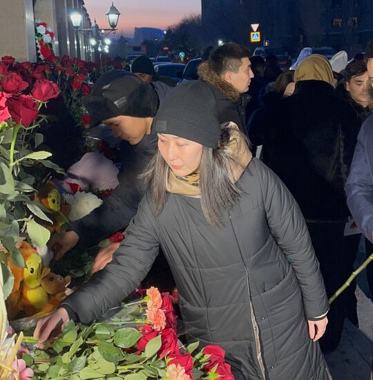 Kazakhstan Azerbaijan Plane Crash Mourning