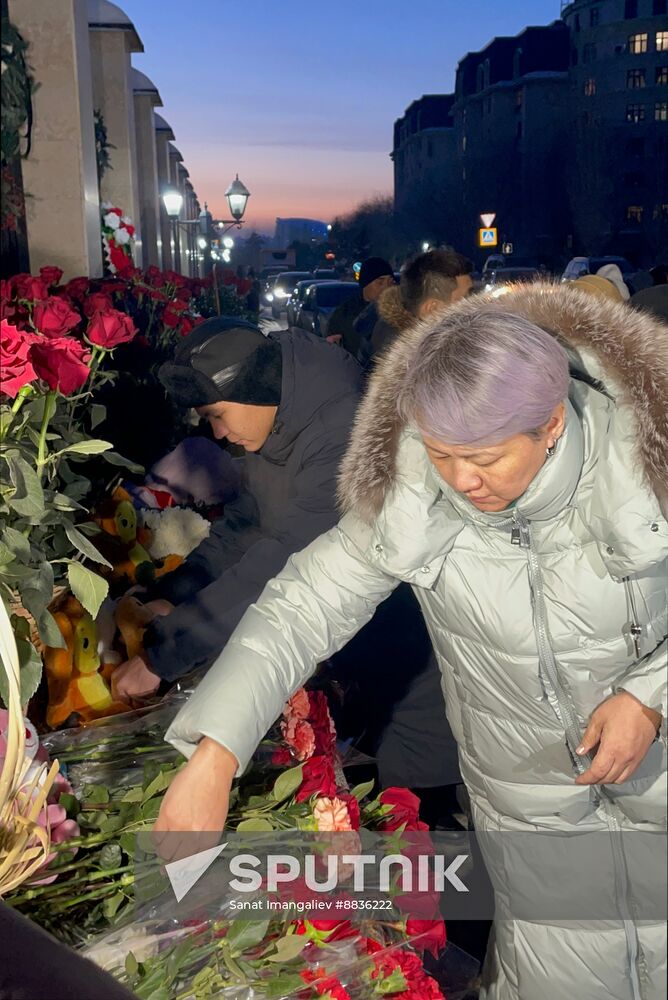 Kazakhstan Azerbaijan Plane Crash Mourning