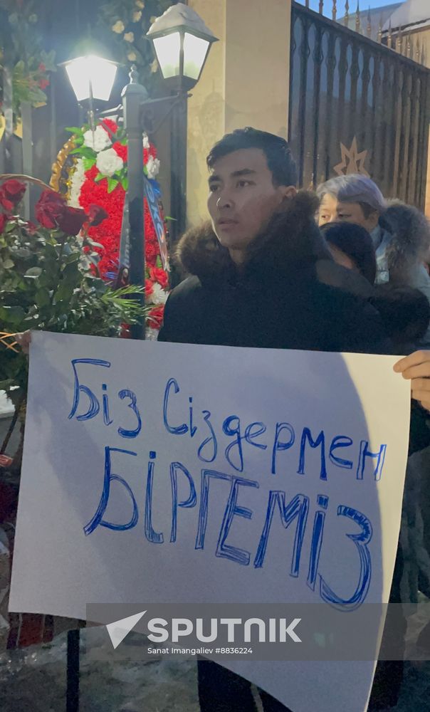 Kazakhstan Azerbaijan Plane Crash Mourning
