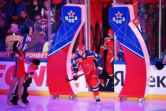 Russia Ice Hockey Kontinental League CSKA - SKA