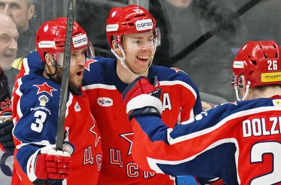 Russia Ice Hockey Kontinental League CSKA - SKA