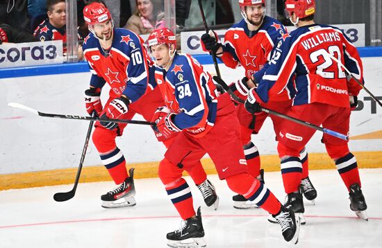 Russia Ice Hockey Kontinental League CSKA - SKA