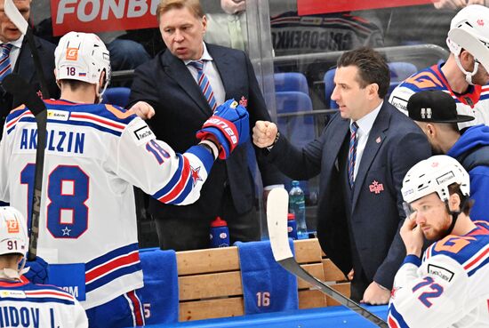 Russia Ice Hockey Kontinental League CSKA - SKA