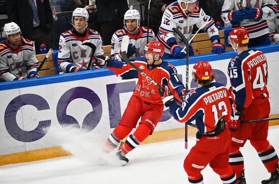 Russia Ice Hockey Kontinental League CSKA - SKA